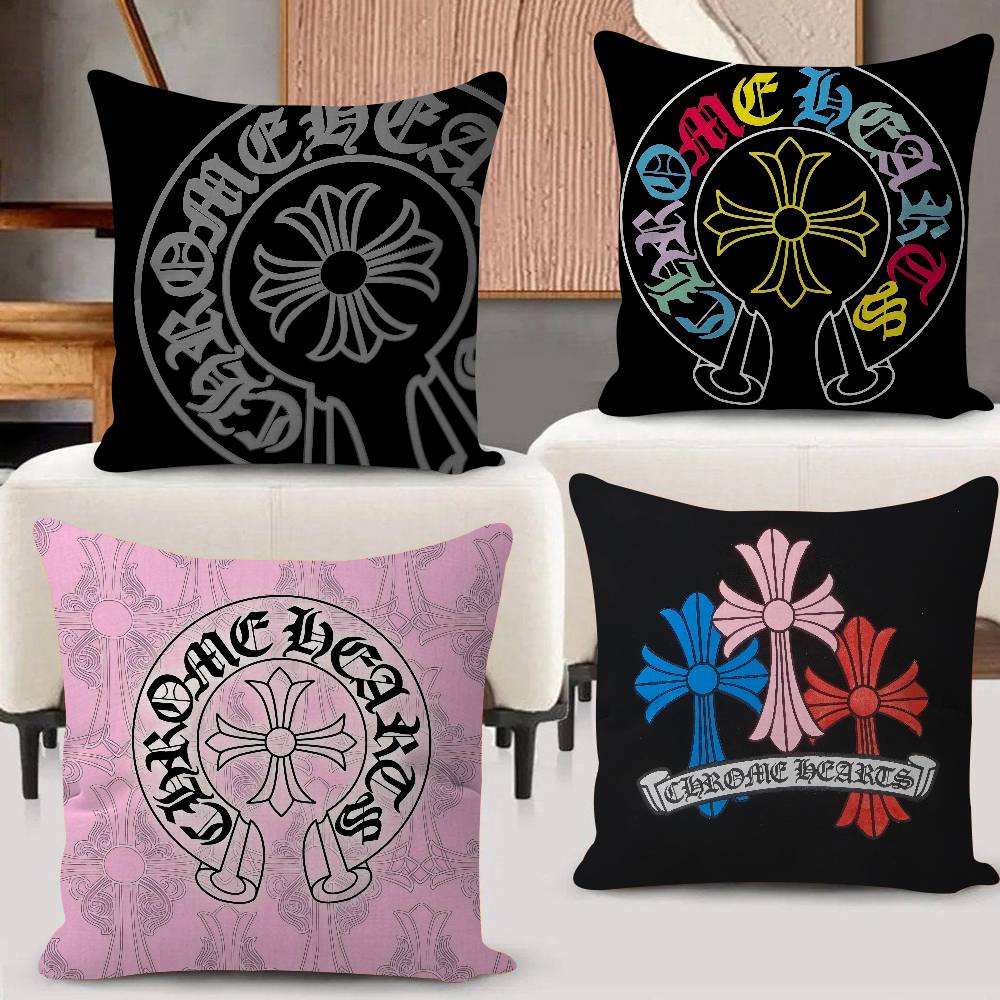Luxury Home Textiles Usa - C-Chrome Fashion H-Hearts Luxury Pillow Anime
