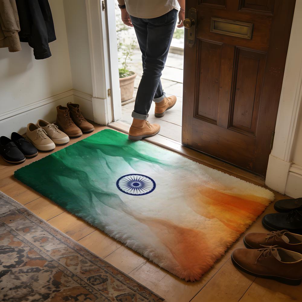 Home Textiles India - I-India Floor Mat Soft Flannel Absorbent