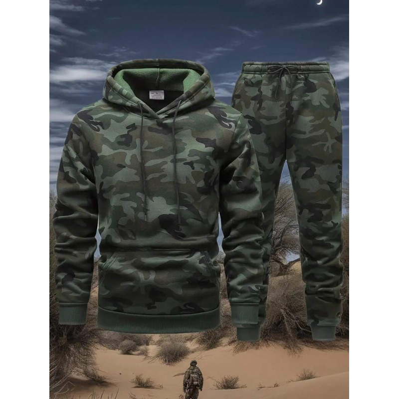 P & C Home Textiles Usa - Camo Hooded Sport Set P 37287