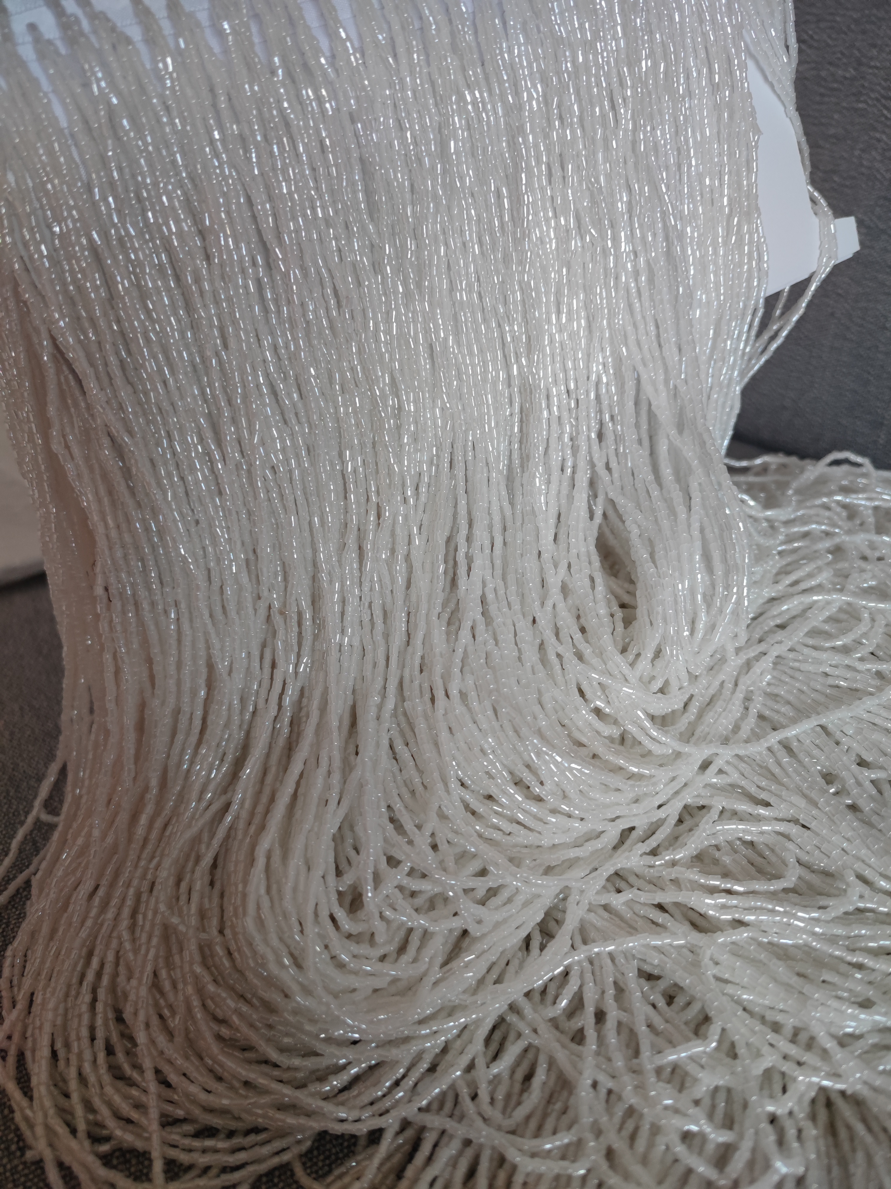 Home Textiles Luxury Curtains - Handmade Beaded Fringe Trim, Luxury Shimmer
