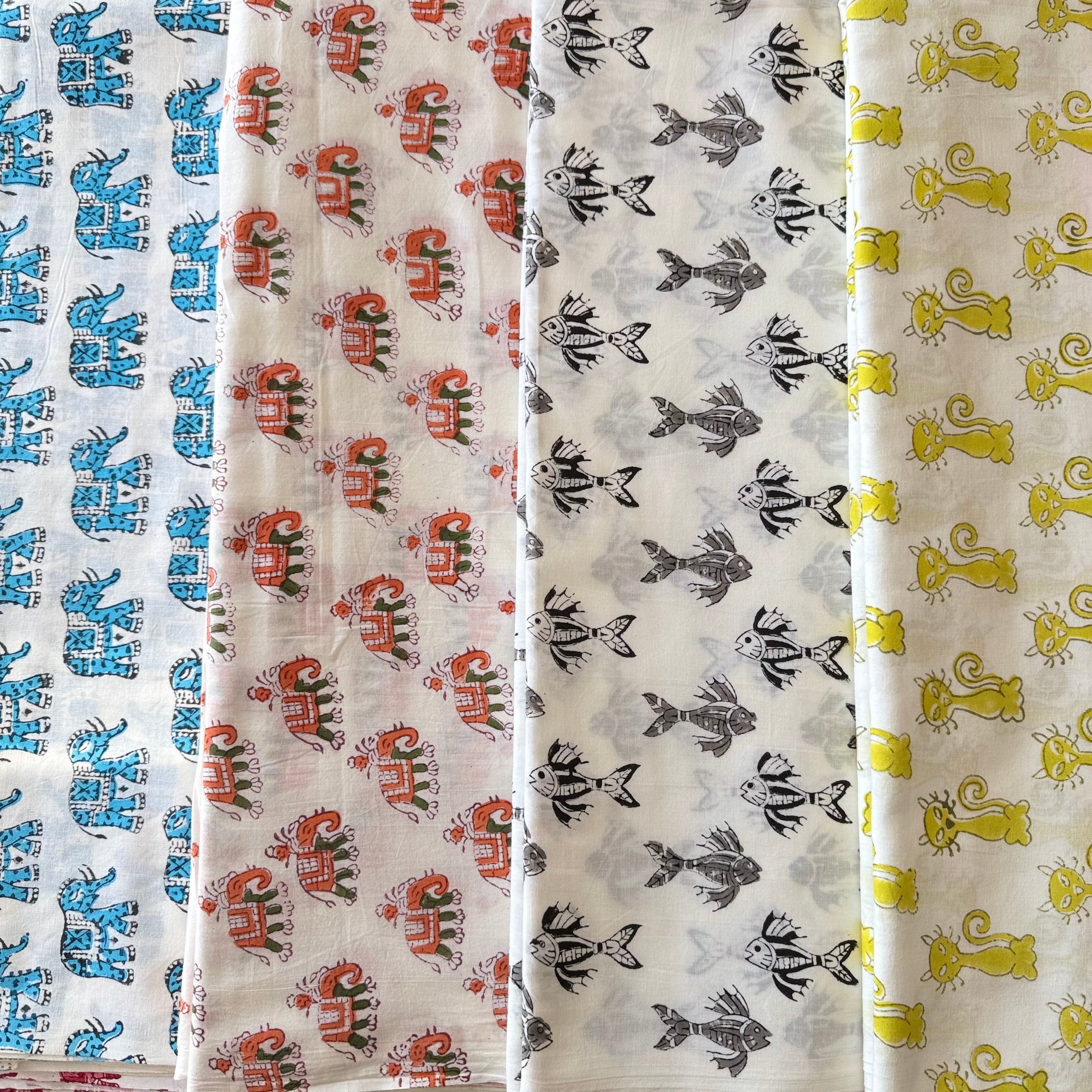 Home Textiles India - Handmade Carving Printing Plant Dye Long