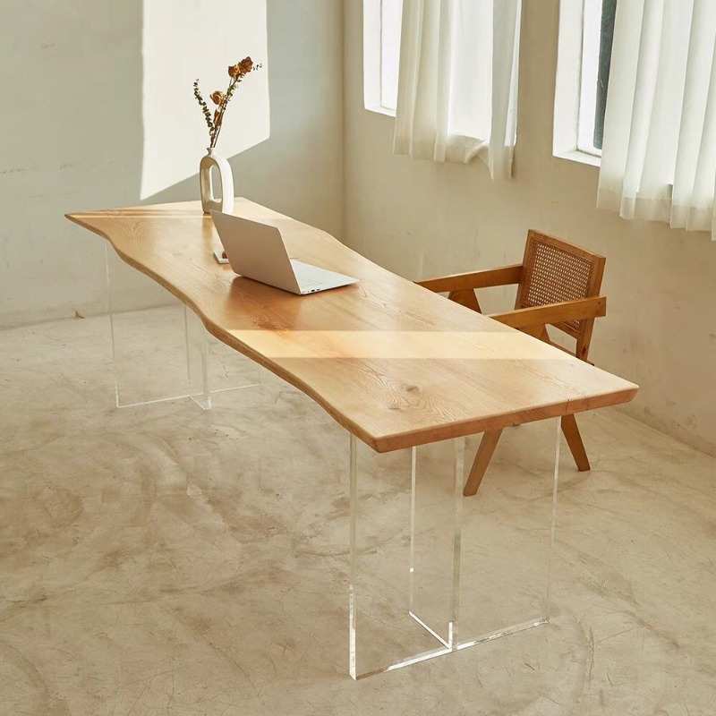 Nordic Solid Wood Acrylic Floa - Home & Hotel Textiles Private Limited ulasan dan harga