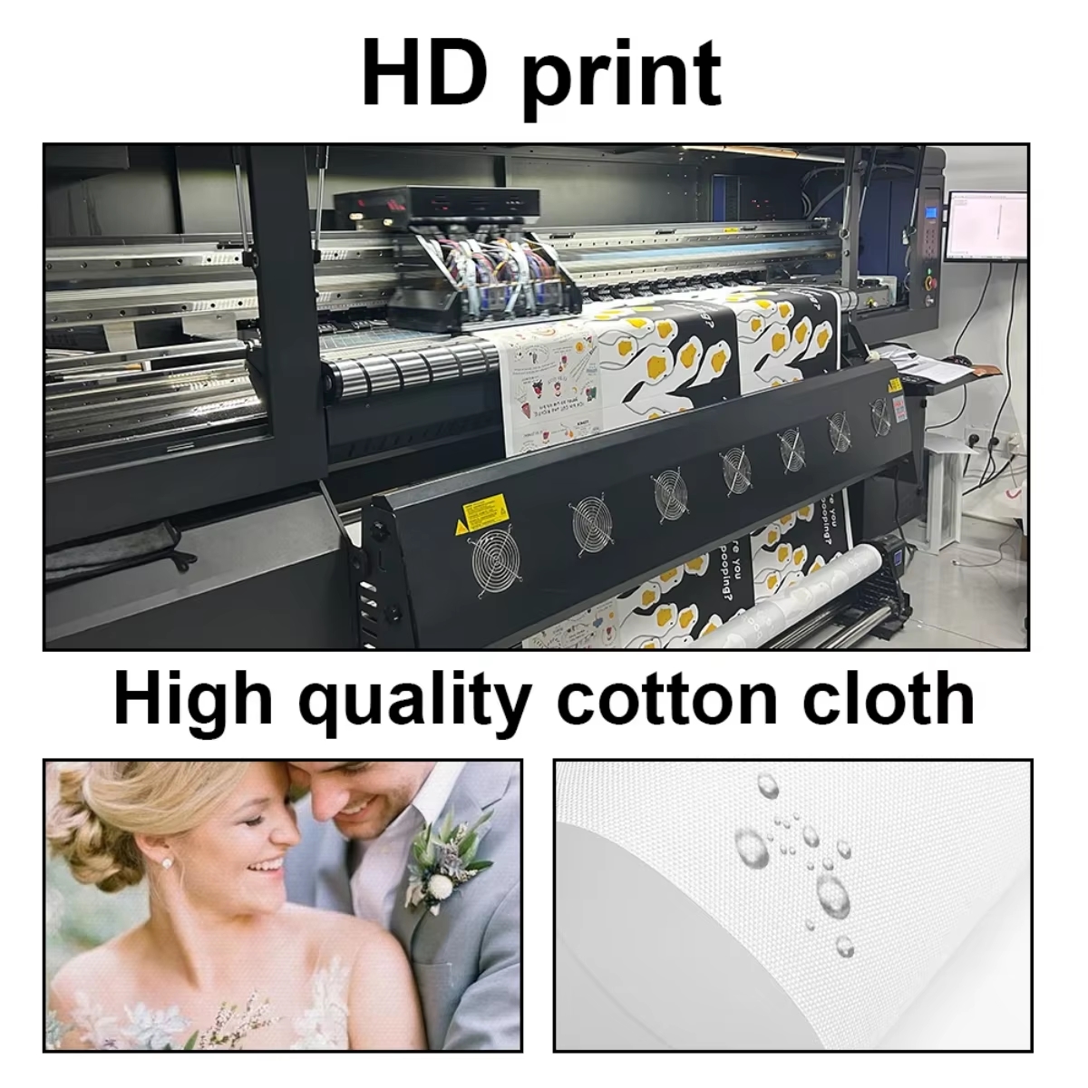 Custom Photo Canvas Poster — M - Home Textile ulasan dan harga