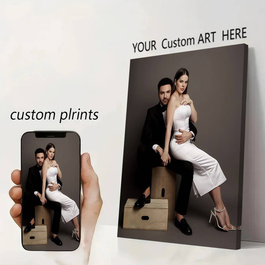 Custom Print Canvas Poster Ani - Home Textile ulasan dan harga