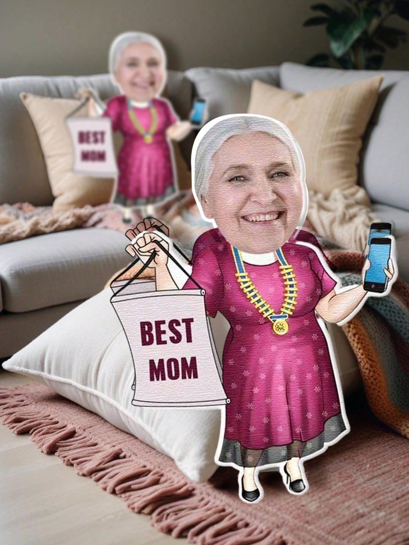 1pc Custom Face Pillow Persona - Home Textile ulasan dan harga