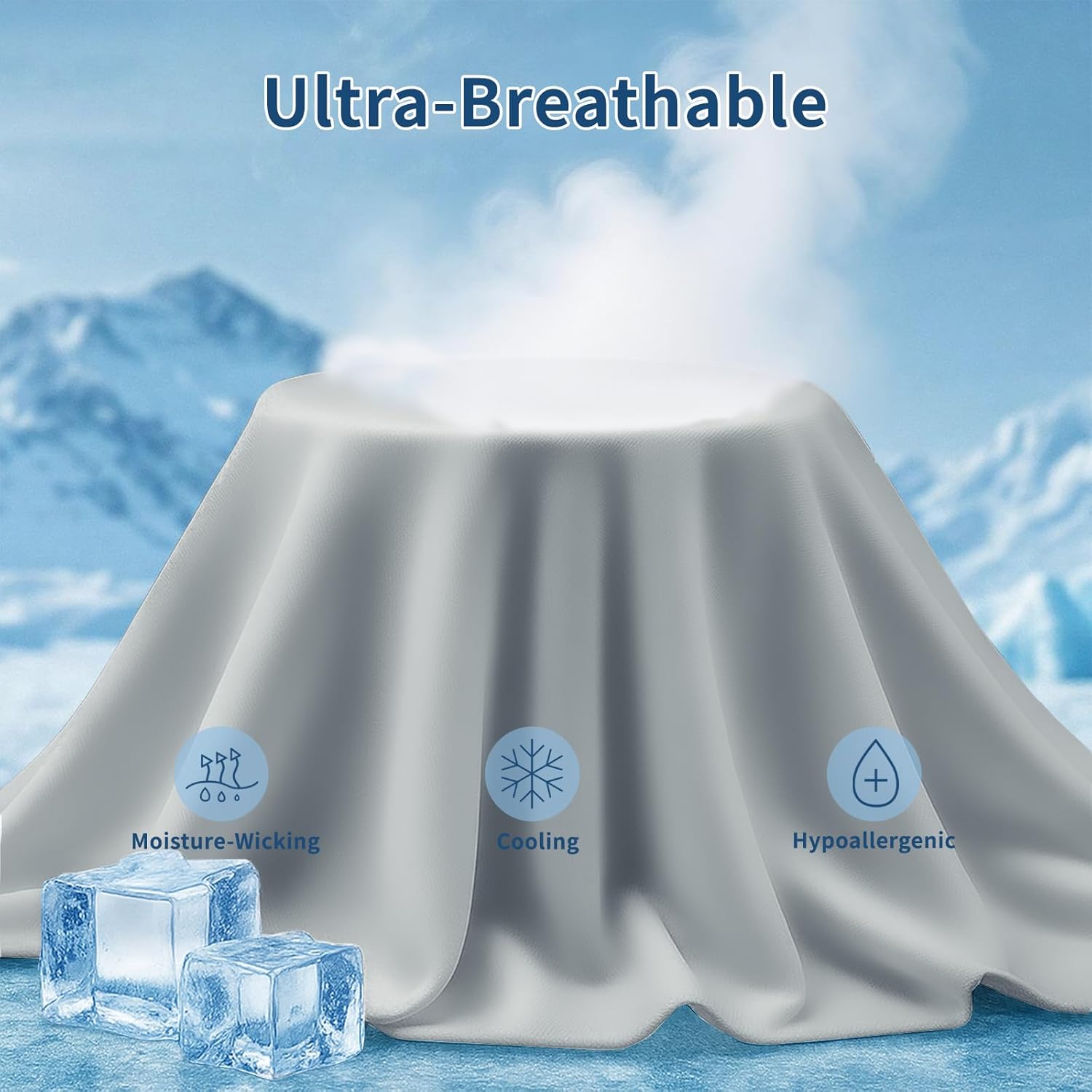 2pcs Summer Cooling Pillowcase - Hot Home Of Textiles ulasan dan harga