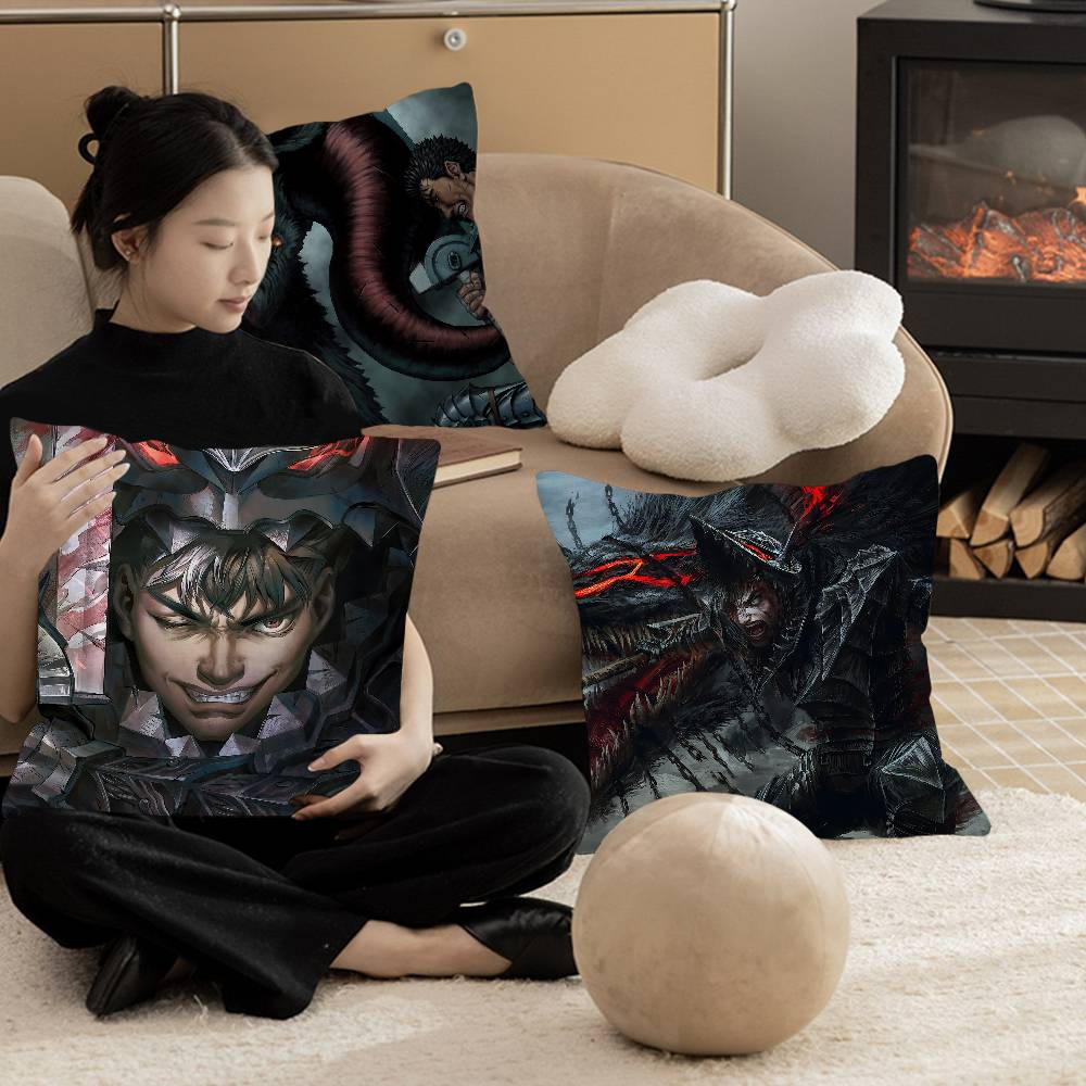 Berserk Guts Hot Anime Cushion - Hot Home Of Textiles ulasan dan harga