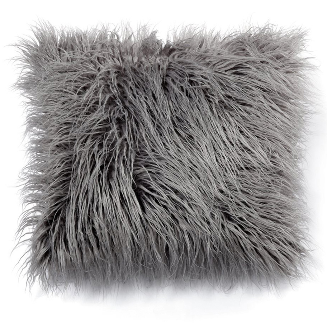 Soft Long Fur Fluffy Sofa Pill - Luxury Home Textiles Usa ulasan dan harga