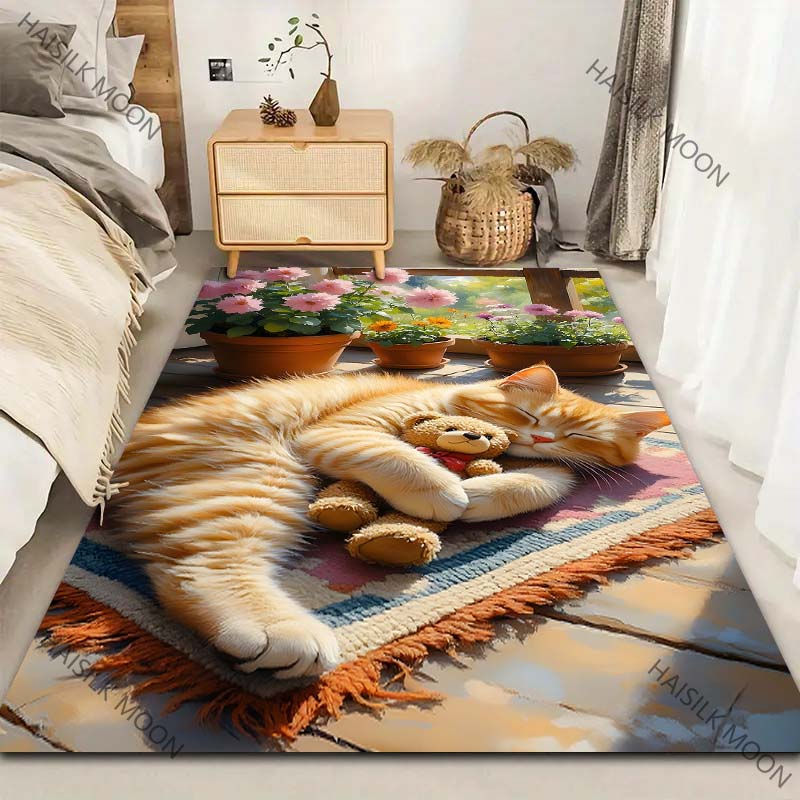 Orange Cat in The Afternoon Pa - Luxury Home Textiles Usa ulasan dan harga