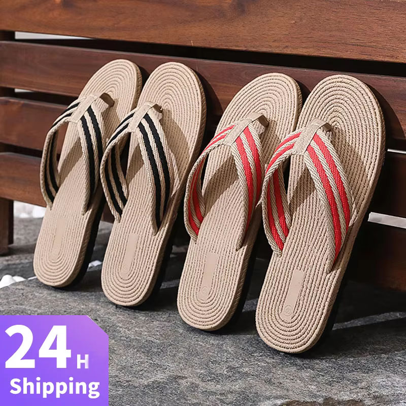 Summer Men Flip Flops Flat San - Home Textile ulasan dan harga
