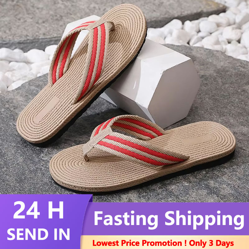 Summer Men Flip Flops Flat San - Home Textile ulasan dan harga