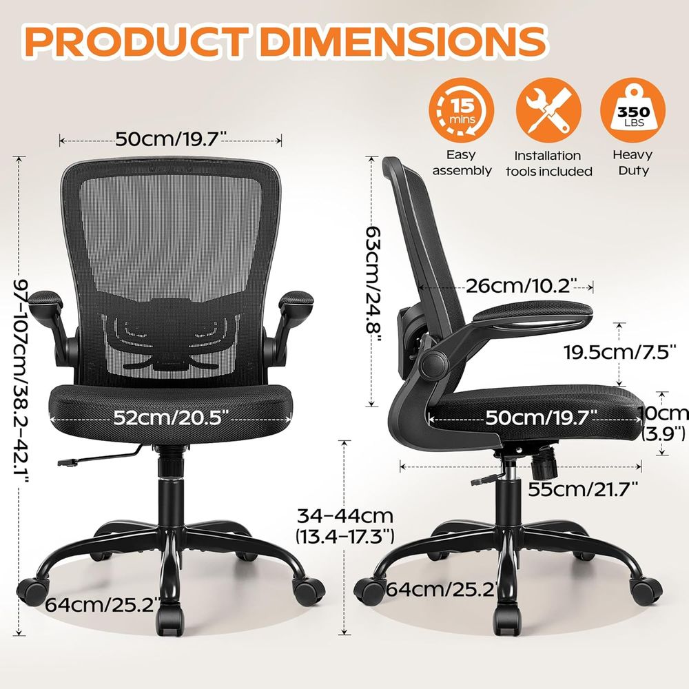 Mesh Desk Chair 2026 - Ergonom - Home & Hotel Textiles Private Limited ulasan dan harga