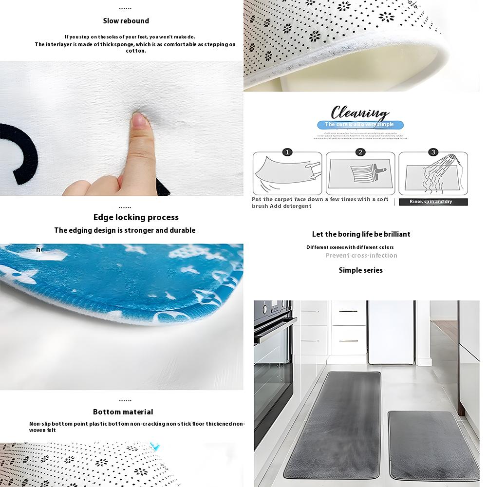 I-India Floor Mat Soft Flannel - Home Textiles India ulasan dan harga