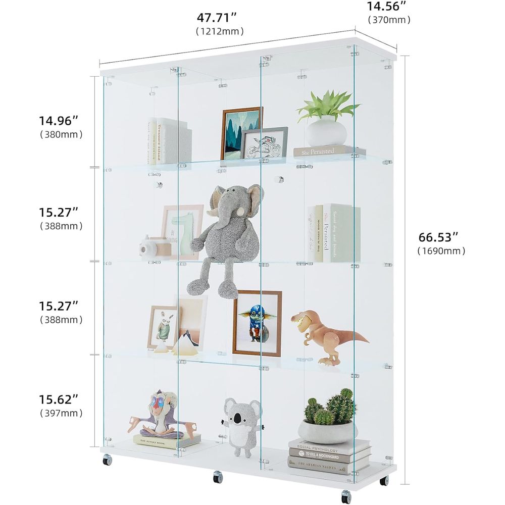 Extra Large Glass Display Cabi - Home & Hotel Textiles Private Limited ulasan dan harga