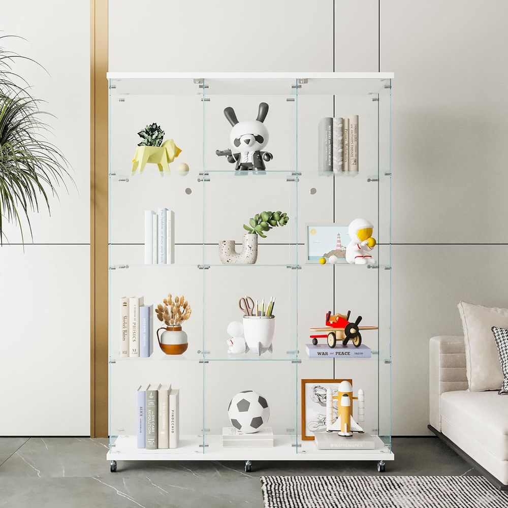 Extra Large Glass Display Cabi - Home & Hotel Textiles Private Limited ulasan dan harga