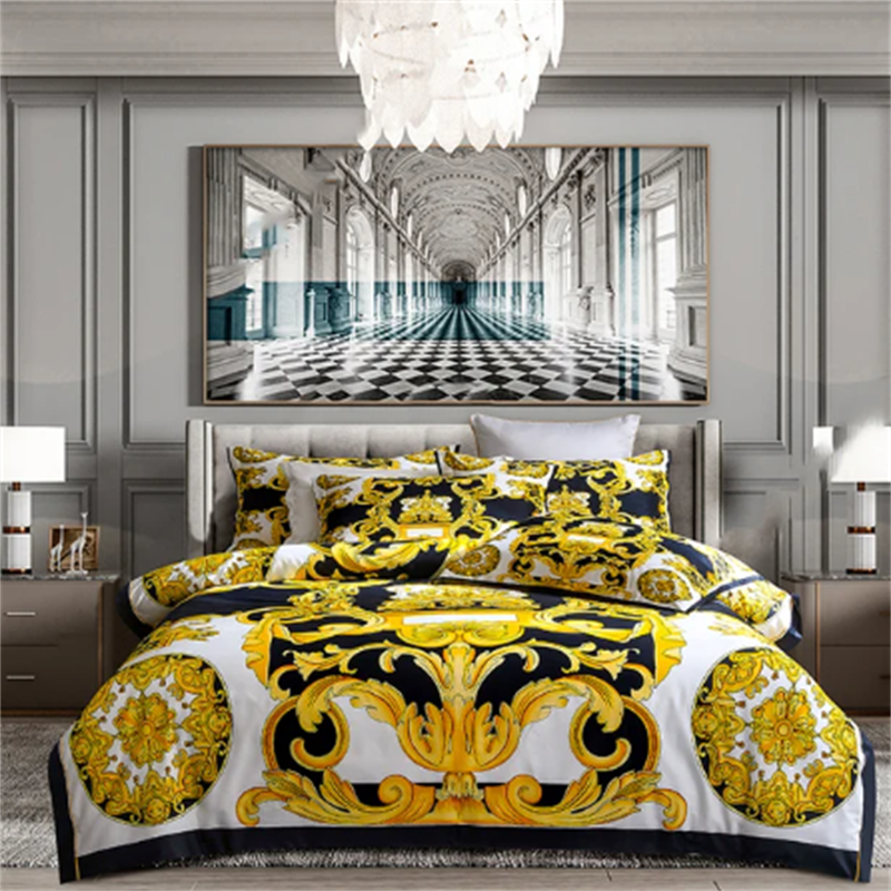Luxury Bedding set Modern Styl - Luxury Home Textiles Usa ulasan dan harga