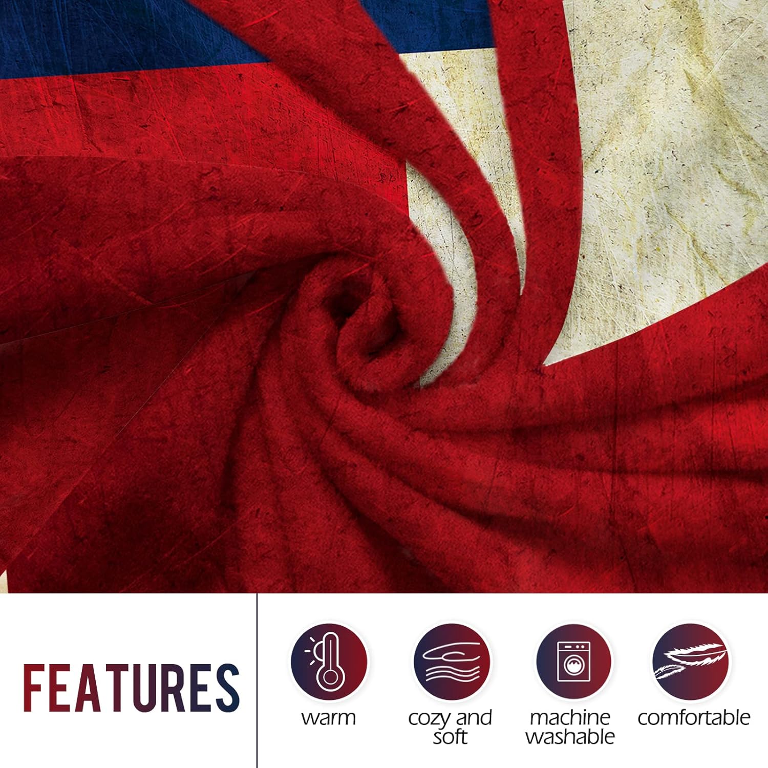 Levens Texas Flag Throw Blanke - Home Textile ulasan dan harga