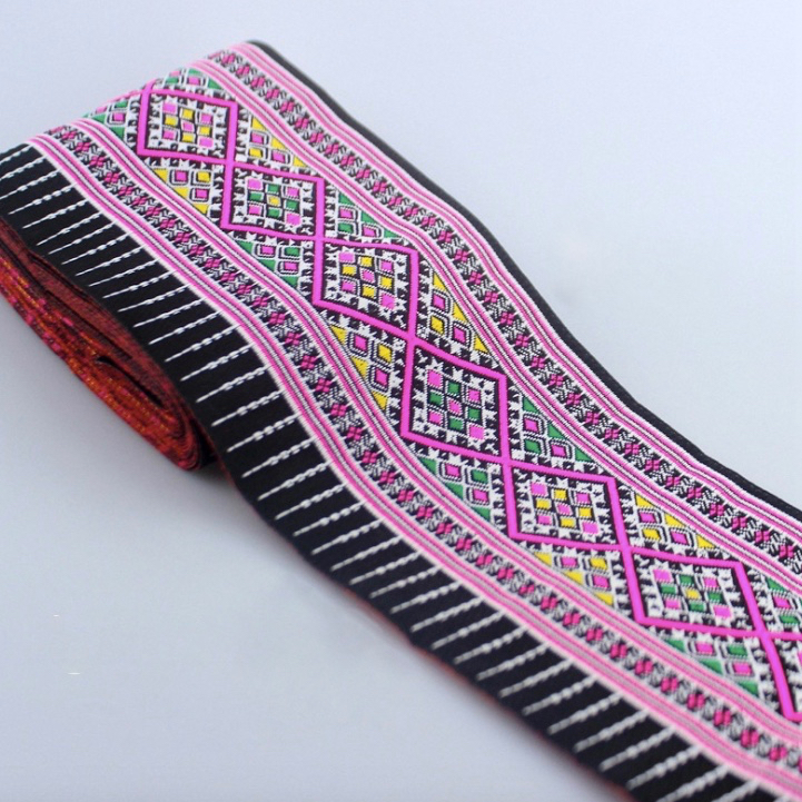 5yard Hmong Embroidery Jacquar - Home Textiles India ulasan dan harga