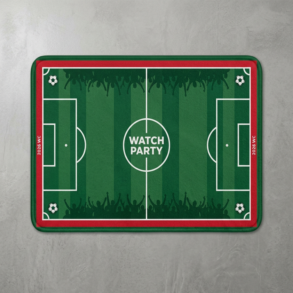 Football Field Pattern floor m - Home Textile ulasan dan harga