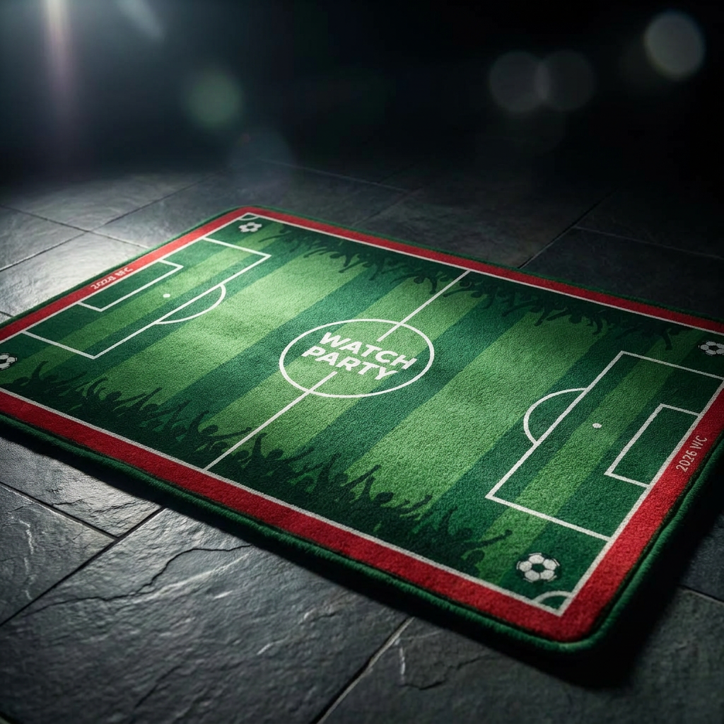 Football Field Pattern floor m - Home Textile ulasan dan harga
