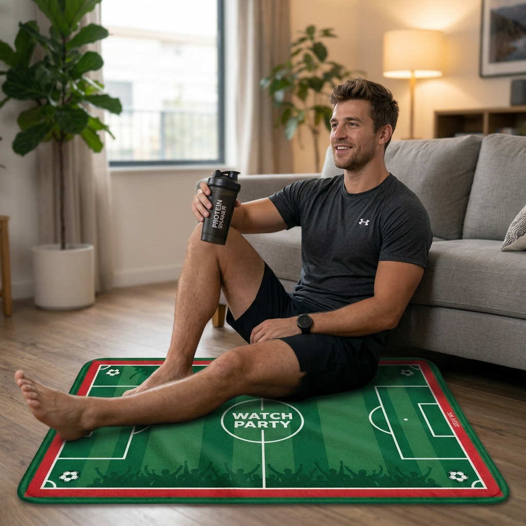 Football Field Pattern floor m - Home Textile ulasan dan harga