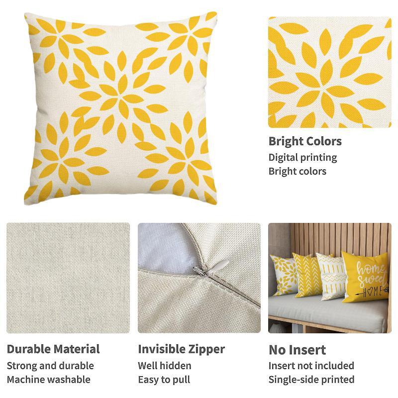 Geometric Pattern Pillow Case  - Home Textile ulasan dan harga