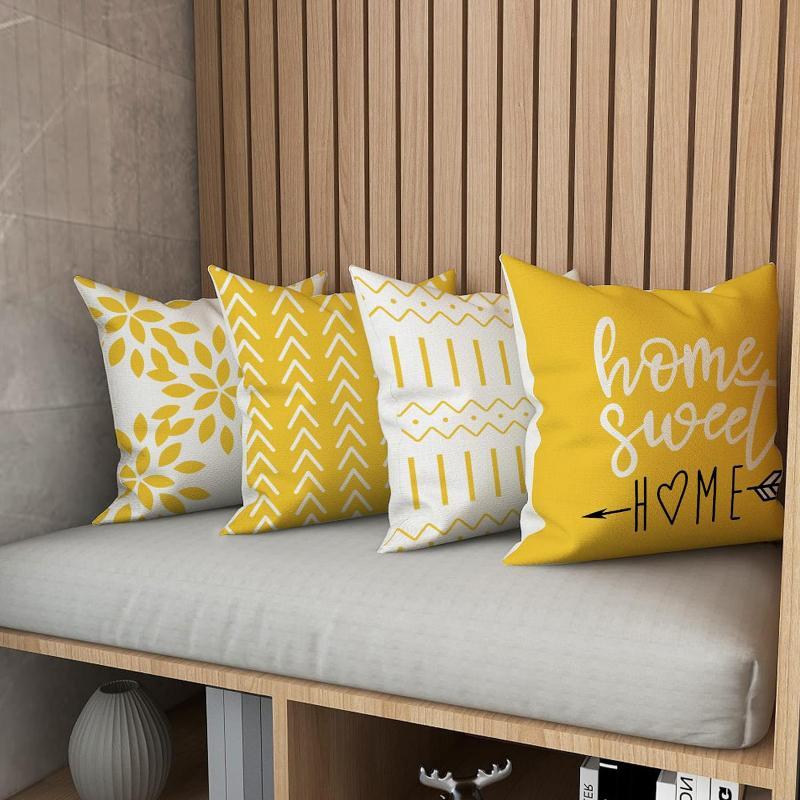 Geometric Pattern Pillow Case  - Home Textile ulasan dan harga