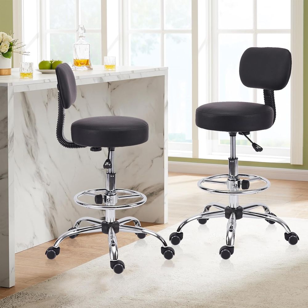 Adjustable Swivel Bar Stool wi - Home & Hotel Textiles Private Limited ulasan dan harga