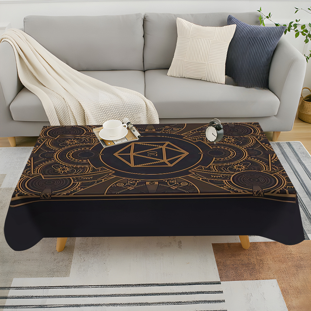 Steampunk Black Golden Gear Pa - Home Textile ulasan dan harga