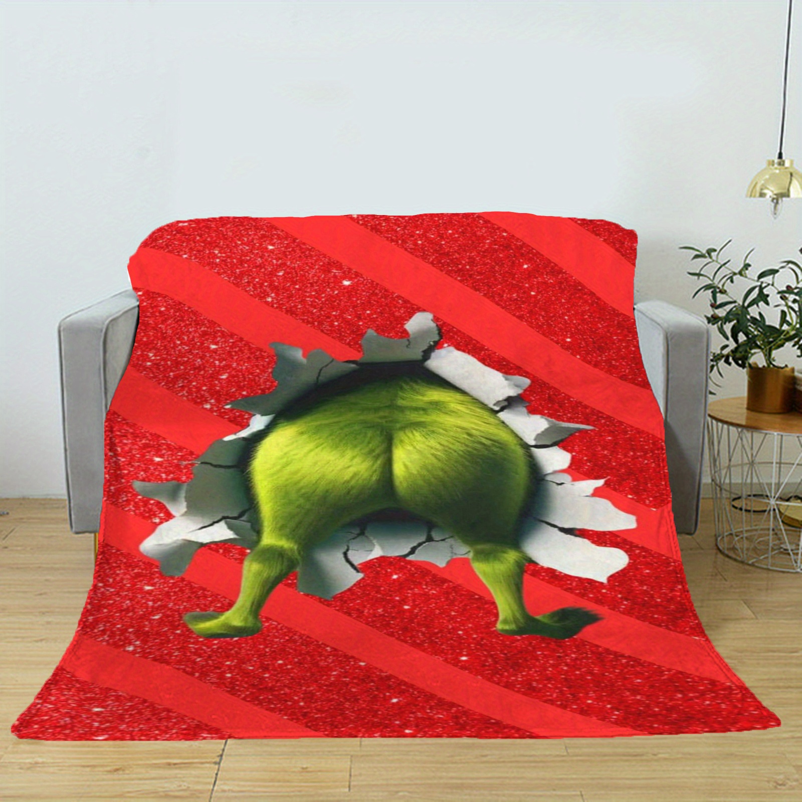 A plush wool blanket featuring - Home Textiles Images ulasan dan harga