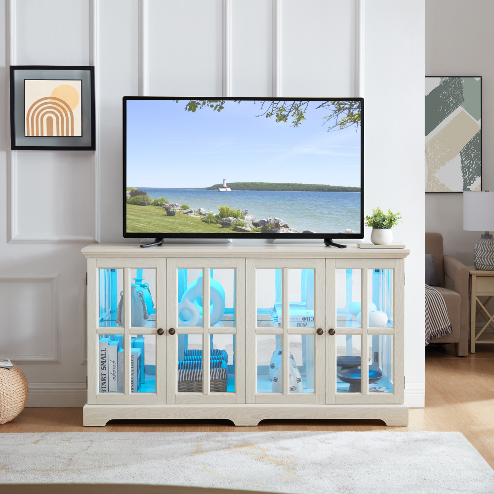LED Curio Display Cabinet Vint - Home & Hotel Textiles Private Limited ulasan dan harga