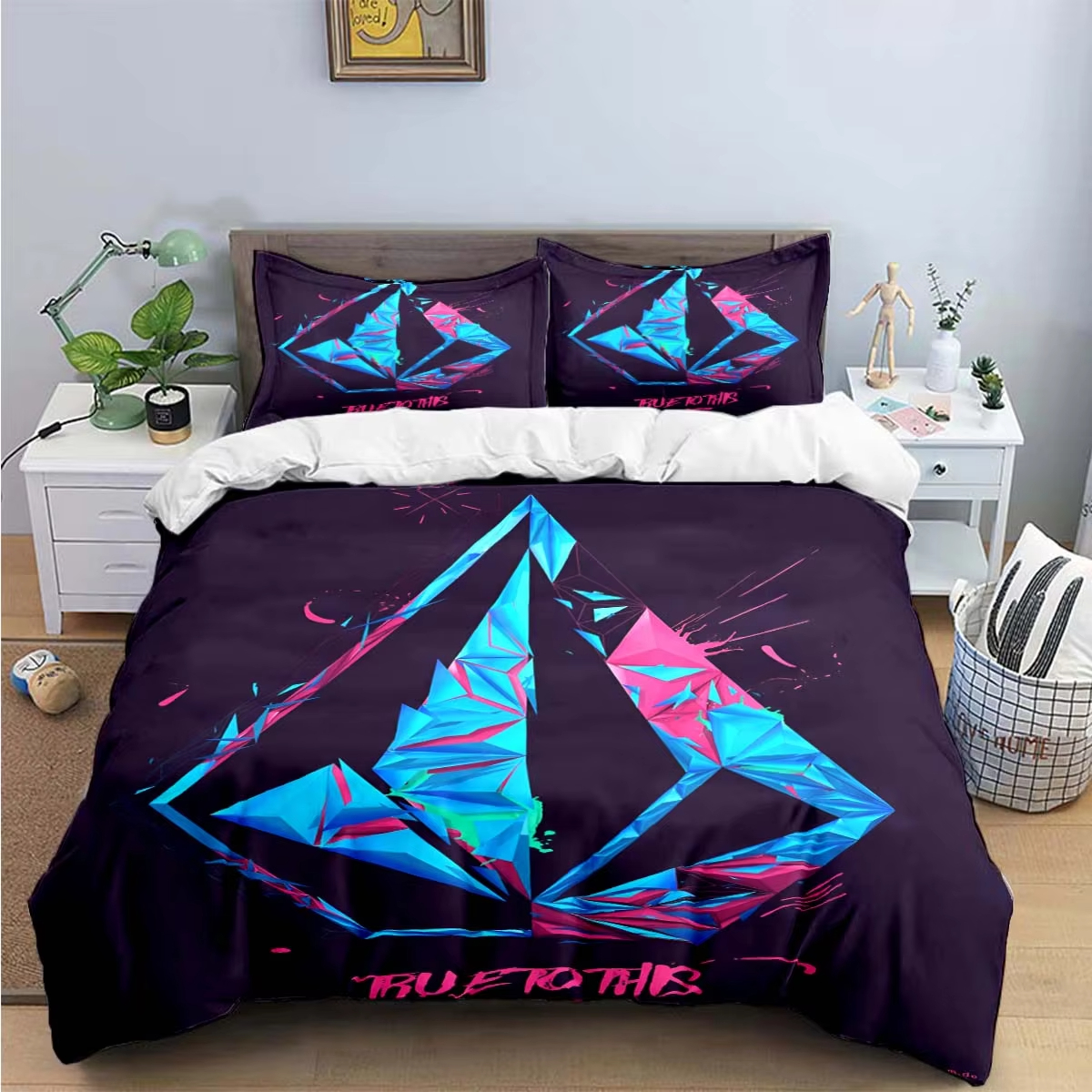 New V-VOLCOM 3d Print Bedding  - Luxury Home Textiles Usa ulasan dan harga