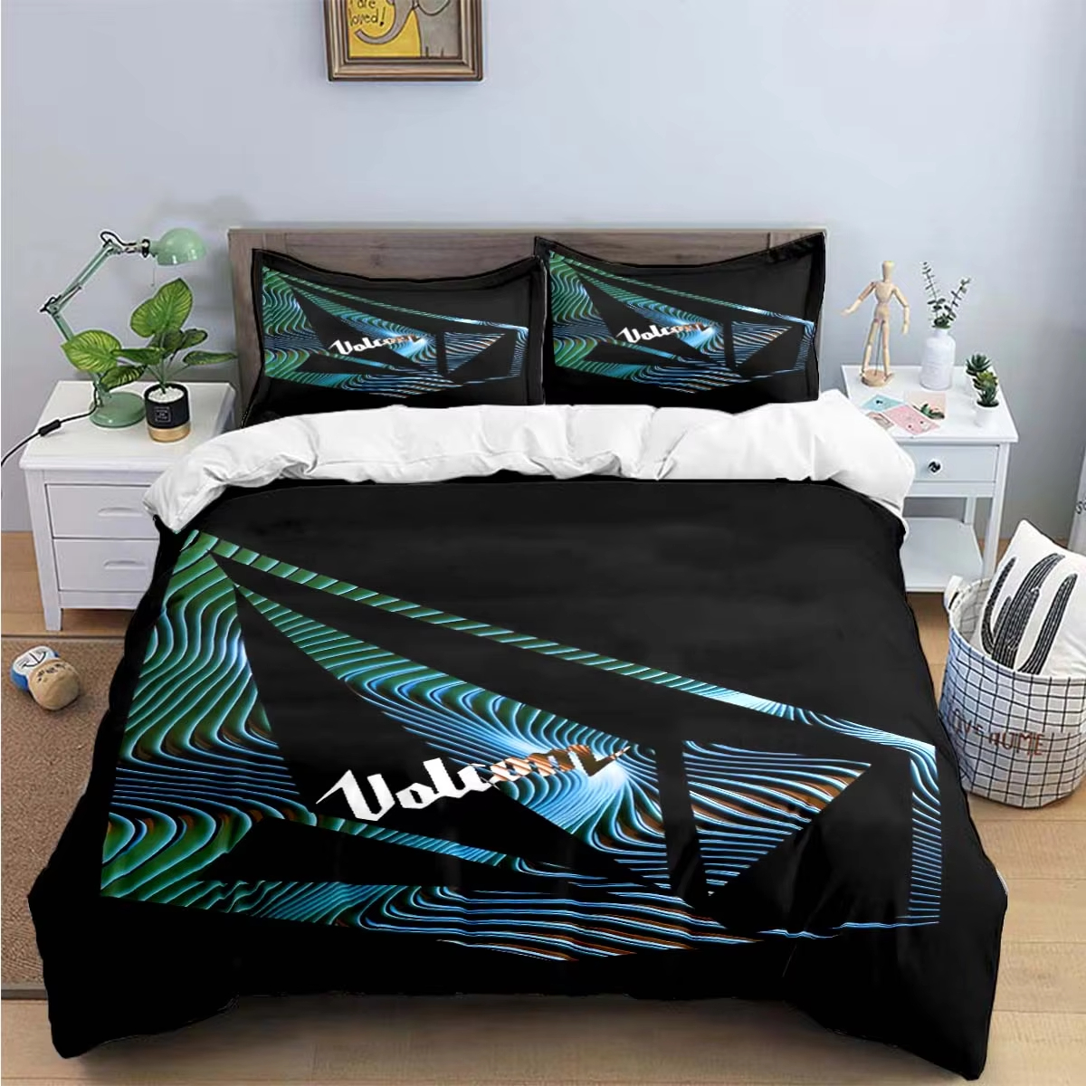 New V-VOLCOM 3d Print Bedding  - Luxury Home Textiles Usa ulasan dan harga
