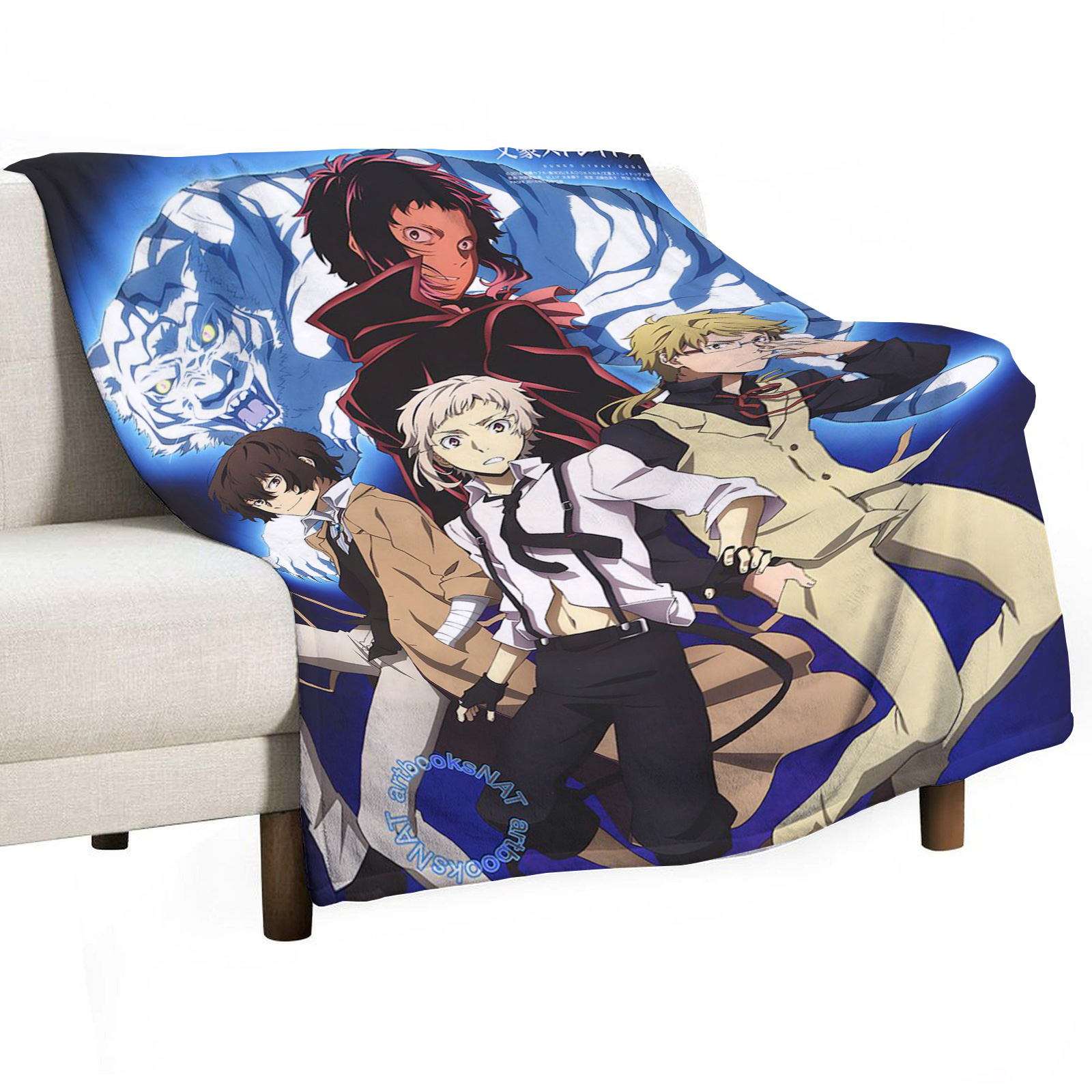 Bungo Stray Dogs Sofa Throw Bl - Luxury Home Textiles Usa ulasan dan harga