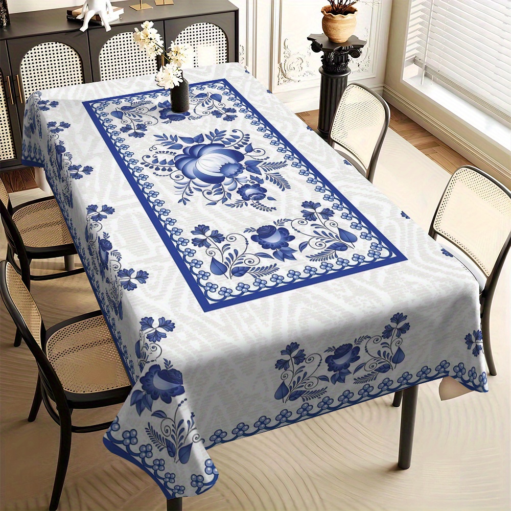 Country Style Square Tableclot - Home Textile ulasan dan harga