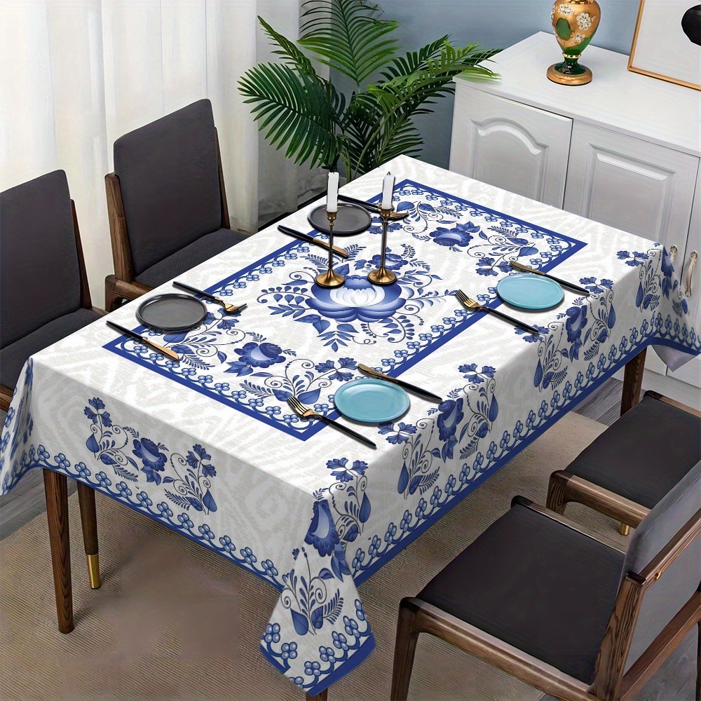 Country Style Square Tableclot - Home Textile ulasan dan harga