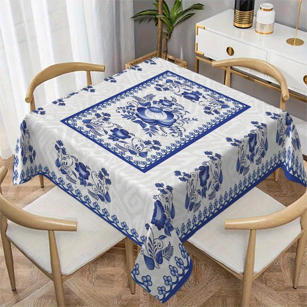 Country Style Square Tableclot - Home Textile ulasan dan harga
