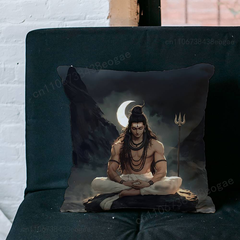 India Art Lord Shivasjpg Pillo - Home Textiles India ulasan dan harga