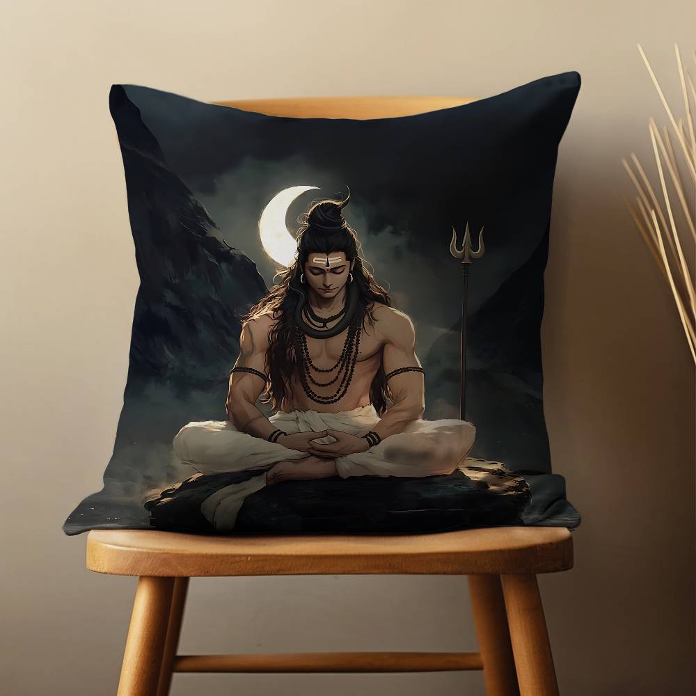 India Art Lord Shivasjpg Pillo - Home Textiles India ulasan dan harga