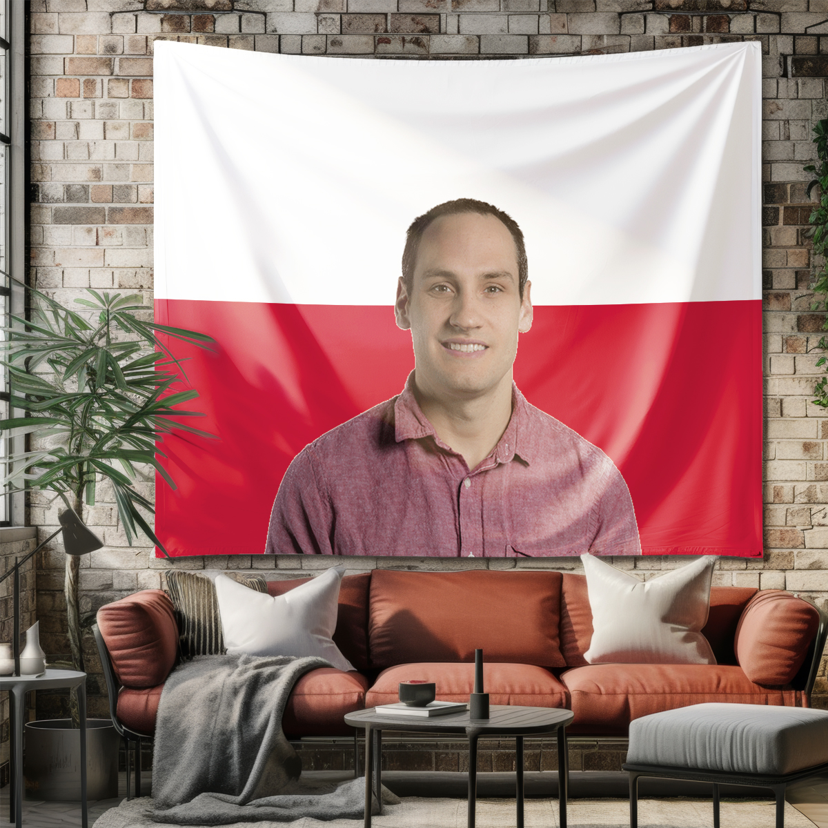 1Pc Custom Photo Polyster Flag - Home Textile ulasan dan harga