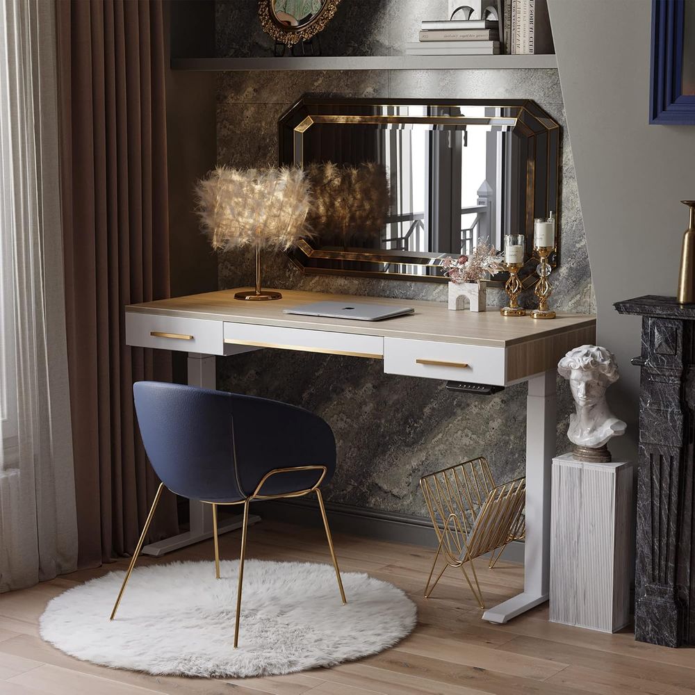 Electric Standing Desk, 3 Draw - Home & Hotel Textiles Private Limited ulasan dan harga