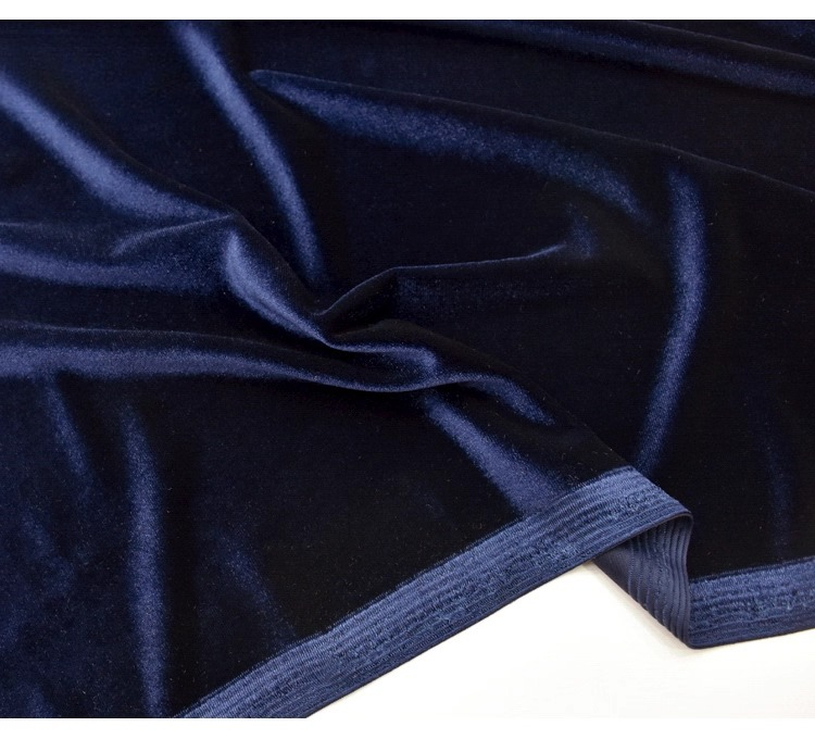 Velvet fabric elastic fabric s - Home Textiles Luxury Curtains ulasan dan harga
