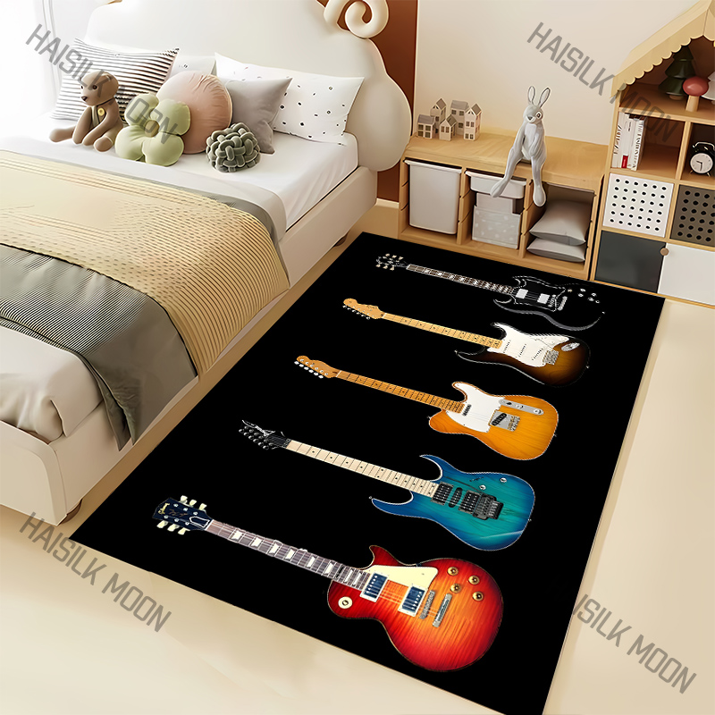 Music Lovers Rock Guitar Patte - Luxury Home Textiles Usa ulasan dan harga