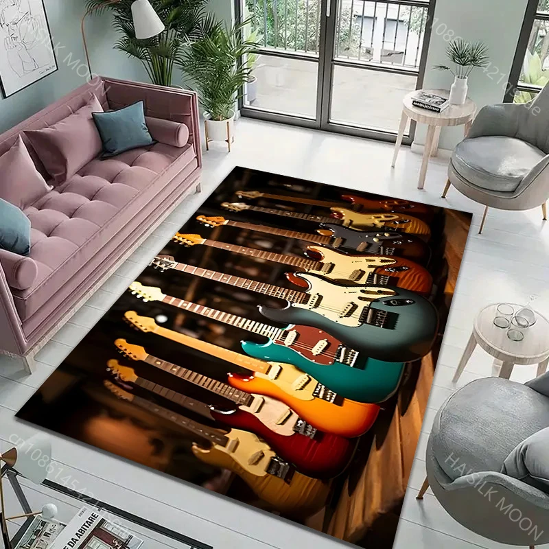Music Lovers Rock Guitar Patte - Luxury Home Textiles Usa ulasan dan harga