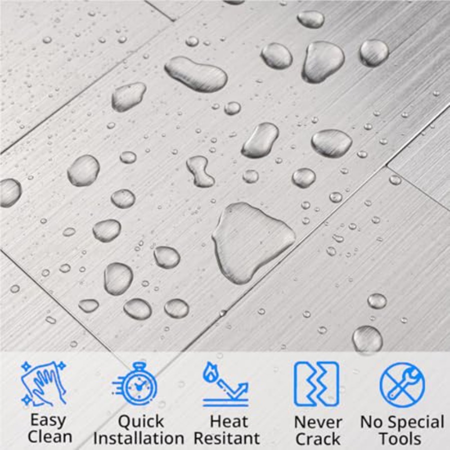 30-Piece Peel and Stick Metal  - P & C Home Textiles Usa ulasan dan harga