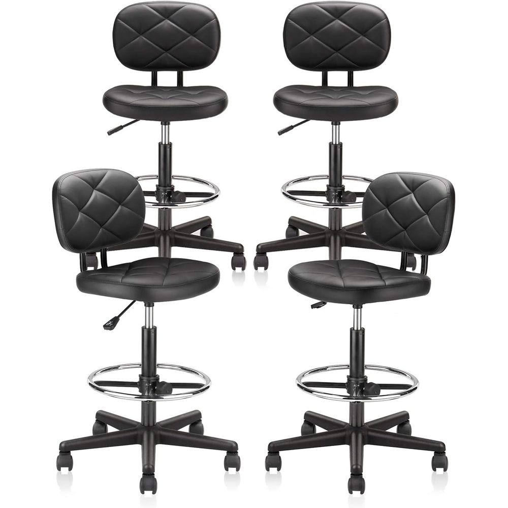 Adjustable Swivel Rolling Stoo - Home & Hotel Textiles Private Limited ulasan dan harga