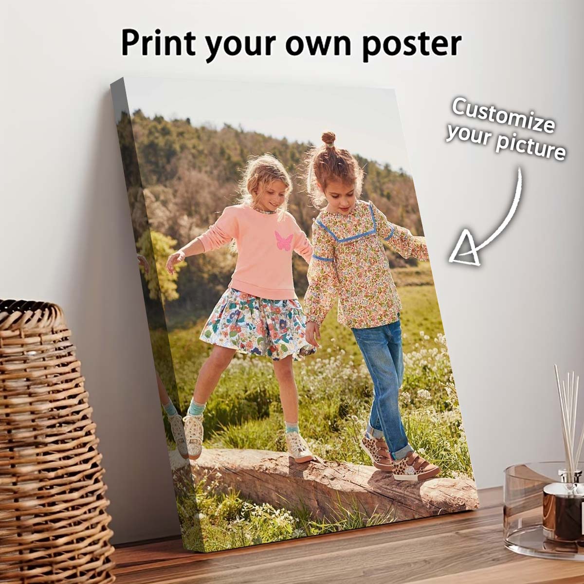 Custom photo canvas printing,  - Home Textile ulasan dan harga