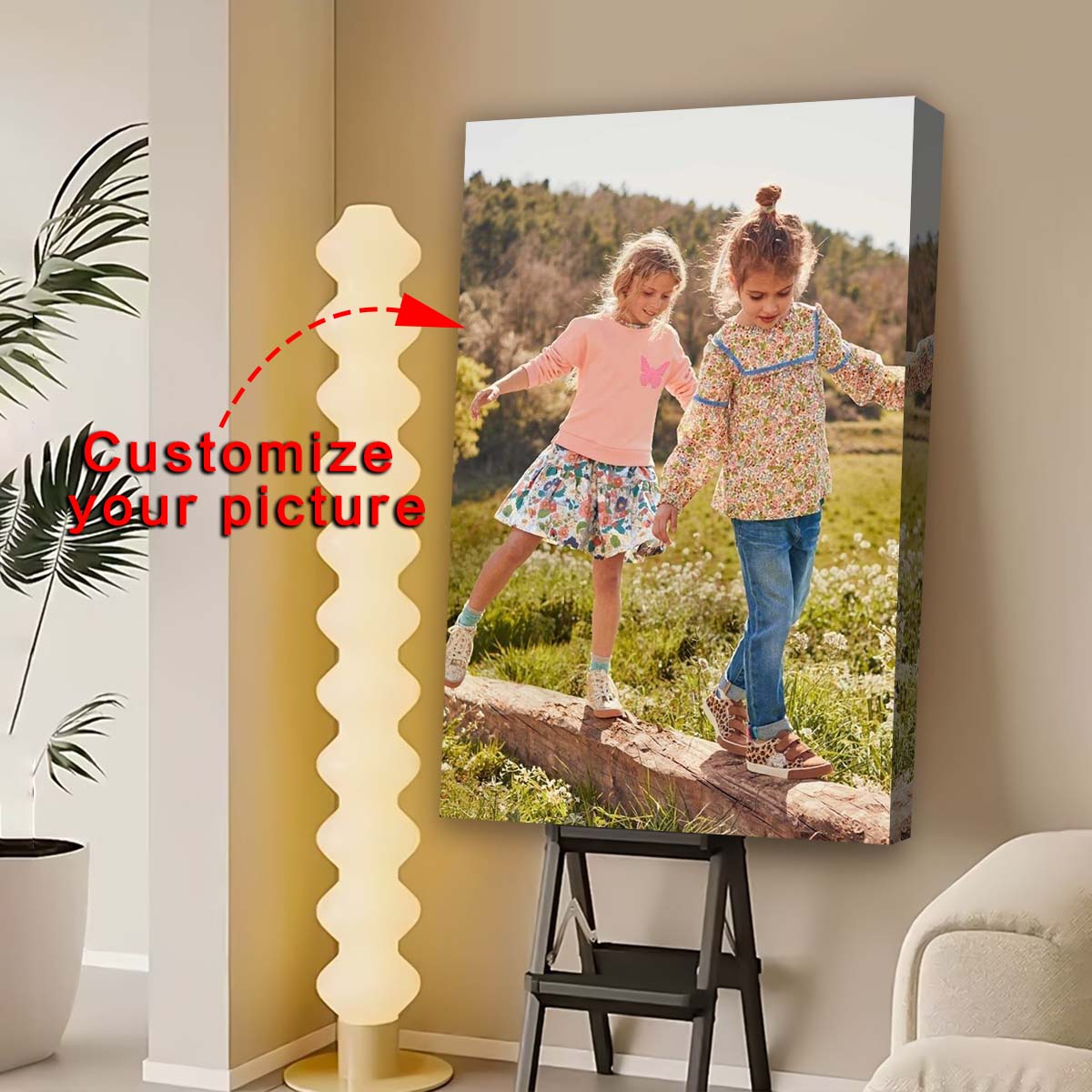 Custom photo canvas printing,  - Home Textile ulasan dan harga