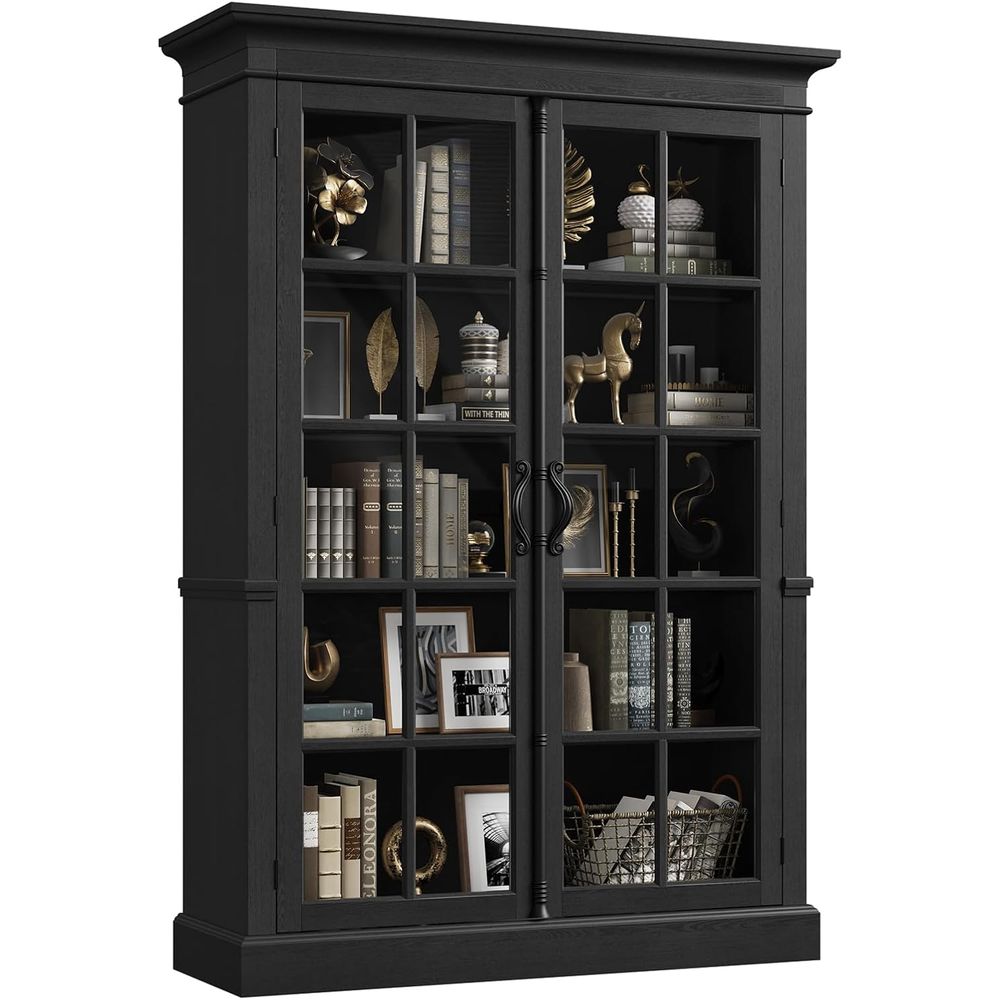 65 Tall Display Cabinet with A - Home & Hotel Textiles Private Limited ulasan dan harga