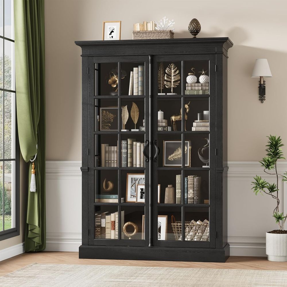 65 Tall Display Cabinet with A - Home & Hotel Textiles Private Limited ulasan dan harga